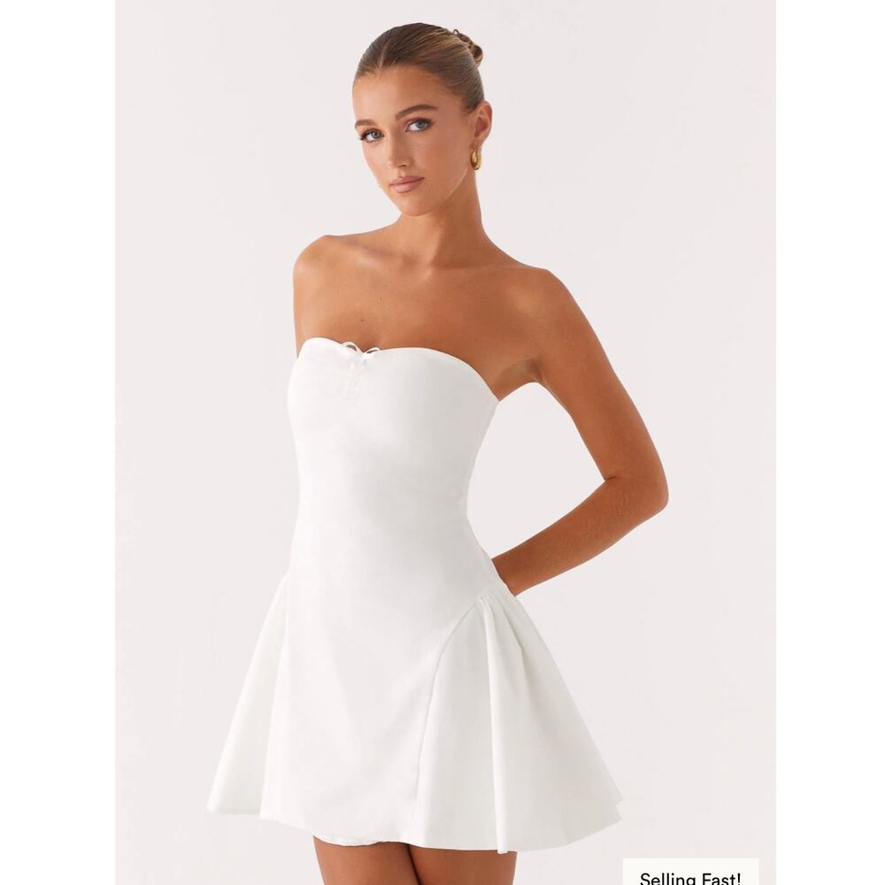 NWT Peppermayo Lucille Mini Dress - White
